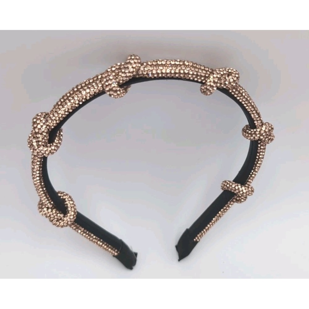 Women's Rhinestone Hairband Crystal Headband Hair Band Accessories Party Gold